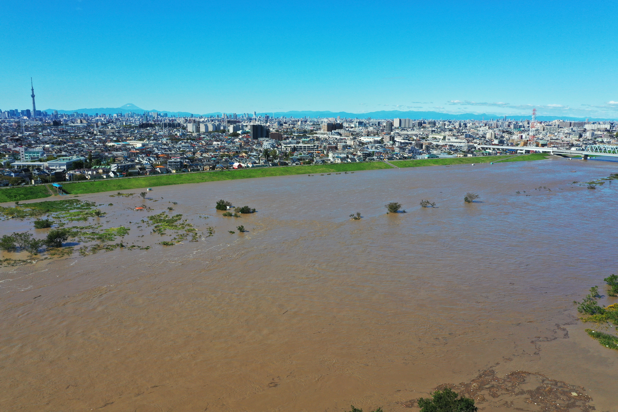 河川の増水監視